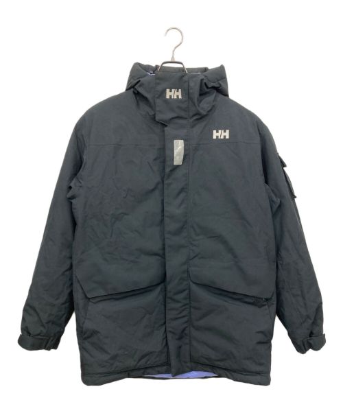 HELLY HANSEN（ヘリーハンセン）HELLY HANSEN (ヘリーハンセン) BEAMS (ビームス) ダウンジャケット ブラック×オレンジ サイズ:XXLサイズの古着・服飾アイテム