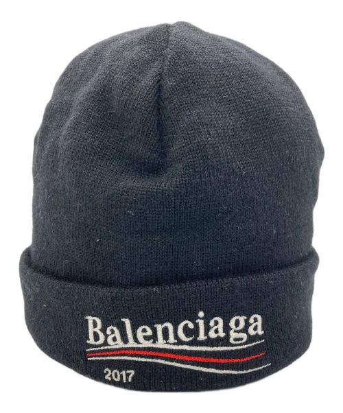 BALENCIAGA（バレンシアガ）BALENCIAGA (バレンシアガ) ニットキャップ ブラックの古着・服飾アイテム