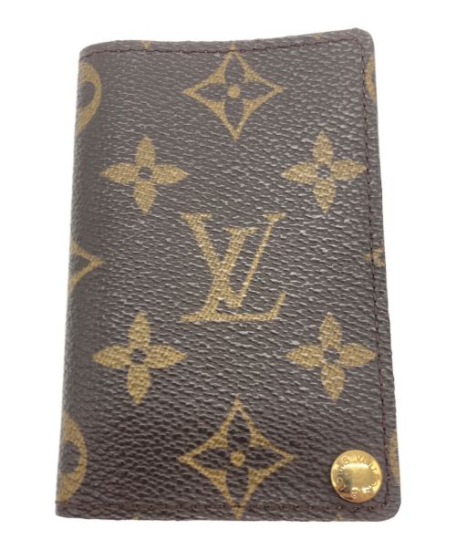 LOUIS VUITTON（ルイ ヴィトン）LOUIS VUITTON (ルイ ヴィトン) ポルトカルトクレディプレッシオン ブラウンの古着・服飾アイテム