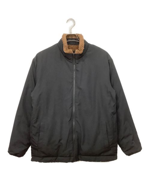 DESCENTE（デサント）DESCENTE (デサント) リバーシブルボアフリースジャケット ブラック×ブラウン サイズ:SIZE Oの古着・服飾アイテム