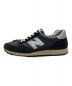 NEW BALANCE (ニューバランス) ローカットスニーカー ネイビー サイズ:27cm：5000円