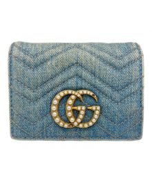 GUCCI（グッチ）の古着「2つ折り財布」｜インディゴ