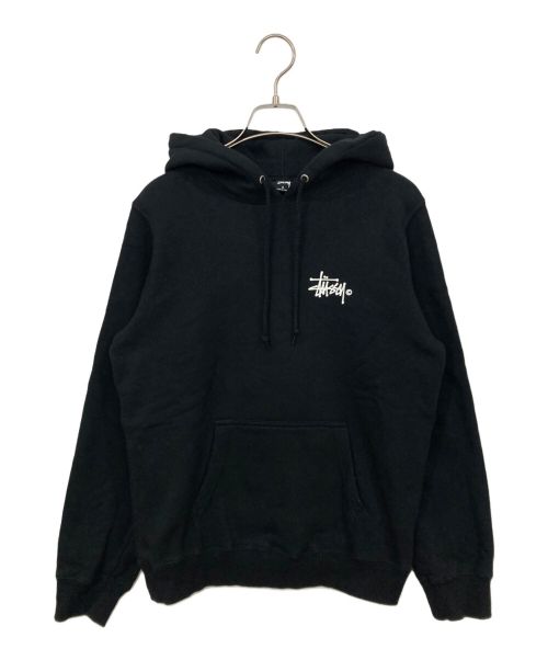 stussy（ステューシー）stussy (ステューシー) プリントスウェット ブラック サイズ:Sの古着・服飾アイテム