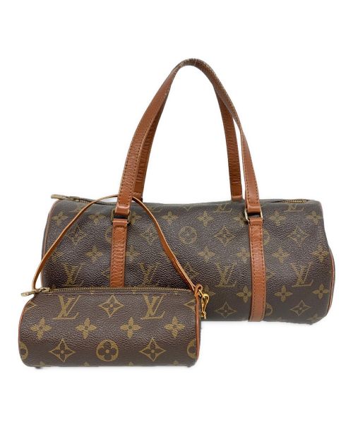 LOUIS VUITTON（ルイ ヴィトン）LOUIS VUITTON (ルイ ヴィトン) パピヨンGM ポーチ付き ブラウンの古着・服飾アイテム