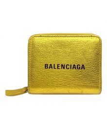 BALENCIAGA（バレンシアガ）の古着「2つ折り財布」｜ゴールド