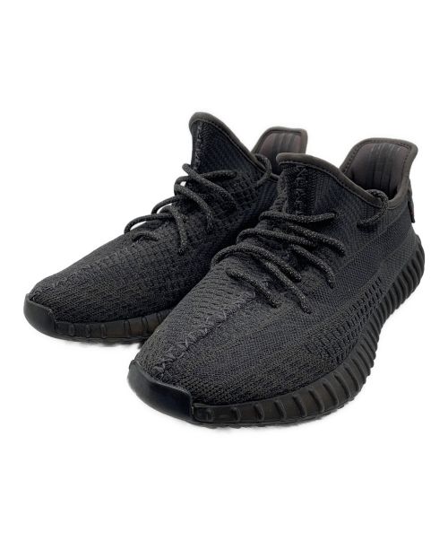 adidas（アディダス）adidas (アディダス) YEEZY BOOST 350 V2 BLACK STATIC ブラック サイズ:27.5cmの古着・服飾アイテム