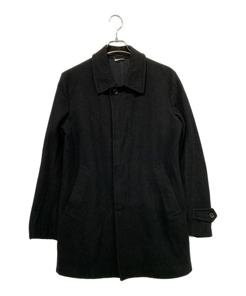 COMME des GARCONS HOMME DEUX（コムデギャルソン オム ドゥ）COMME des GARCONS HOMME DEUX (コムデギャルソン オム ドゥ) ウールステンカラーコート ブラック サイズ:Mサイズの古着・服飾アイテム