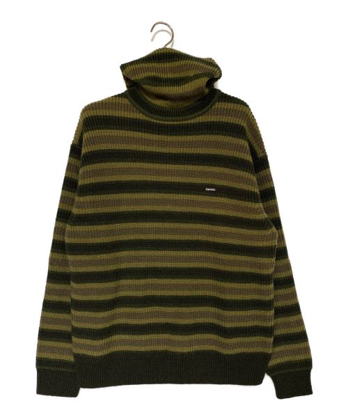 SUPREME（シュプリーム）SUPREME (シュプリーム) Small Box Balaclava/Turtleneck Sweater グリーン サイズ:Lの古着・服飾アイテム