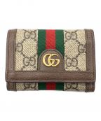 GUCCIグッチ）の古着「GGマーモント/3つ折り財布」