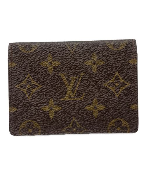 LOUIS VUITTON（ルイ ヴィトン）LOUIS VUITTON (ルイ ヴィトン) ポルト2カルト・ヴェルティカル ブラウンの古着・服飾アイテム