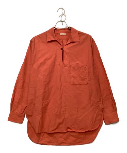 ULTERIOR（アルテリア）ULTERIOR (アルテリア) C/S PARACHUTE CLOTH PO SHIRT AKANE RED サイズ:03サイズの古着・服飾アイテム