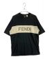 FENDI（フェンディ）の古着「ロゴTシャツ」｜ブラック