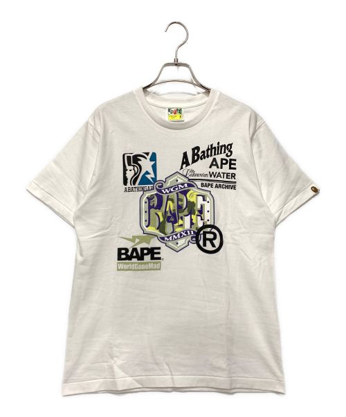 A BATHING APE（アベイシングエイプ）A BATHING APE (ア ベイシング エイプ) Tシャツ ホワイト サイズ:Sサイズの古着・服飾アイテム