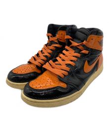 NIKE（ナイキ）の古着「AIR JORDAN 1 RETRO HIGH OG "SHATTERED BACKBOARD 3.0"」｜ブラック×オレンジ