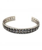 GARNIガルニ）の古着「Multiple Studs Bangle」｜グレー