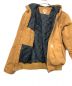 中古・古着 CarHartt (カーハート) ウォッシュドダックインシュレイティッドアクティブジャケット ブラウン サイズ:Mサイズ：12800円