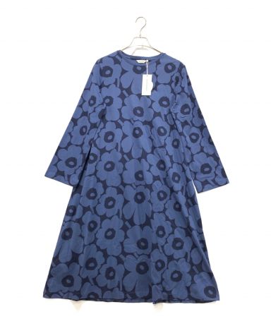 【中古・古着通販】marimekko (マリメッコ) ワンピース ブルー ...