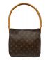 LOUIS VUITTON (ルイ ヴィトン) ルーピングMM ブラウン：42800円