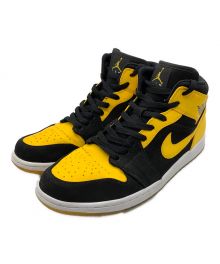 NIKE（ナイキ）の古着「Air Jordan 1 Retro Mid "New Love"」｜イエロー×ブラック