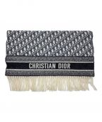 Christian Diorクリスチャン ディオール）の古着「カシミヤマフラー」｜ネイビー