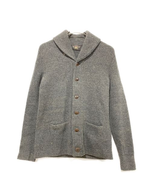 RRL（ダブルアールエル）RRL (ダブルアールエル) ショールカラーカーディガン グレー サイズ:ｘｓの古着・服飾アイテム