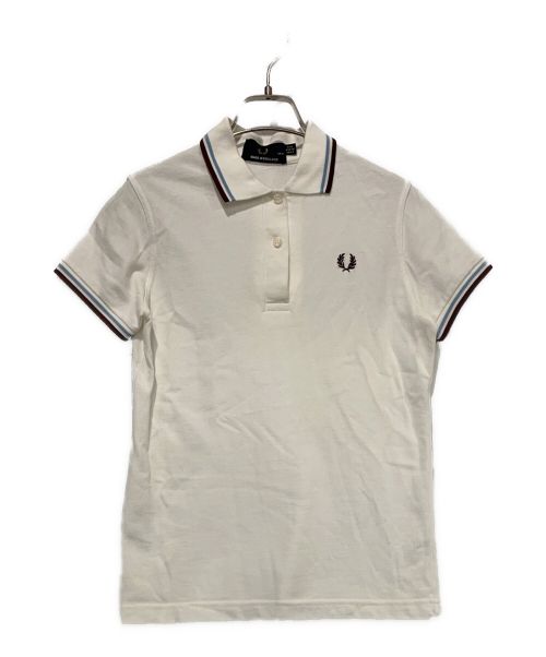 FRED PERRY（フレッドペリー）FRED PERRY (フレッドペリー) ポロシャツ ホワイト サイズ:UK8の古着・服飾アイテム