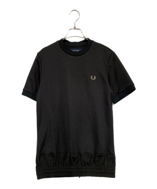 FRED PERRY（フレッドペリー）FRED PERRY (フレッドペリー) ドローコード付きTシャツ ブラック サイズ:Sサイズの古着・服飾アイテム