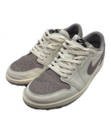 NIKE（ナイキ）の古着「Air Jordan 1 Retro Low OG "Atmosphere Grey"」｜アイボリー×パープル