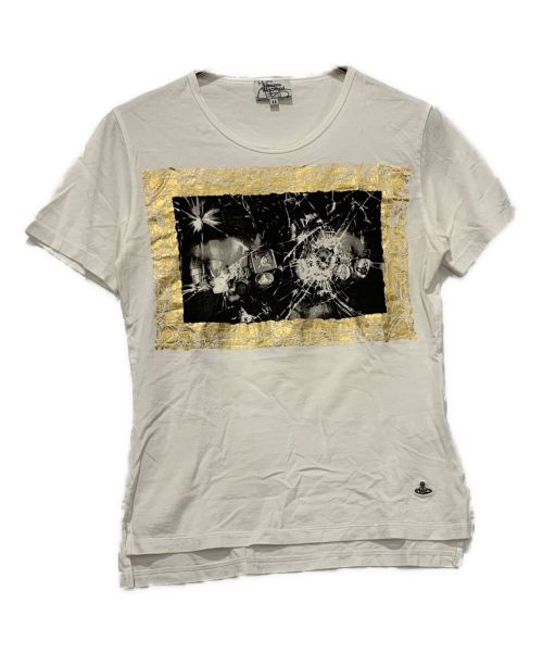 Vivienne Westwood man（ヴィヴィアン ウェストウッド マン）Vivienne Westwood man (ヴィヴィアン ウェストウッド マン) Tシャツ ホワイト サイズ:SIZE44の古着・服飾アイテム