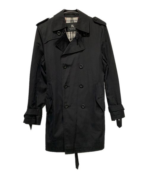 BURBERRY BLACK LABEL（バーバリーブラックレーベル）BURBERRY BLACK LABEL (バーバリーブラックレーベル) トレンチコート ブラック サイズ:Mサイズの古着・服飾アイテム