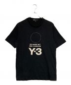 Y-3ワイスリー）の古着「Stacked Logo Tee」｜ブラック