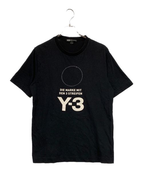 Y-3（ワイスリー）Y-3 (ワイスリー) Stacked Logo Tee ブラック サイズ:Sサイズの古着・服飾アイテム