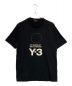 Y-3（ワイスリー）の古着「Stacked Logo Tee」｜ブラック