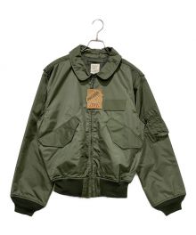 HOUSTON（ヒューストン）の古着「JACKET, FLYER’S SUMMER, TYPE CWU-36/P」｜オリーブ