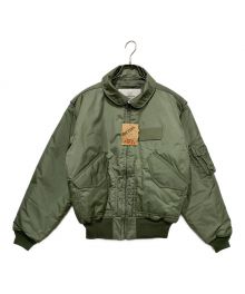 HOUSTON（ヒューストン）の古着「JACKET, FLYER’S COLD WEATHER, TYPE CWU-45/P」｜オリーブ