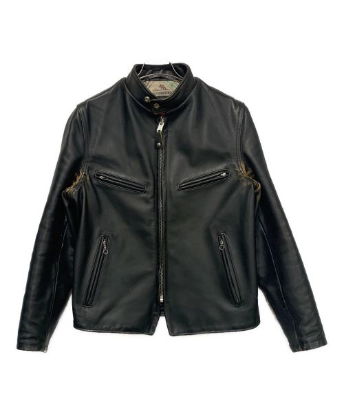 Schott（ショット）Schott (ショット) CAFE RACER JACKET 110TH LIMITED ブラック サイズ:SIZE 38の古着・服飾アイテム