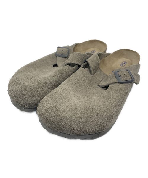 BIRKENSTOCK（ビルケンシュトック）BIRKENSTOCK (ビルケンシュトック) ソフトフッドベッド スエードレザーサンダル ストーンコイン サイズ:26.5cmの古着・服飾アイテム