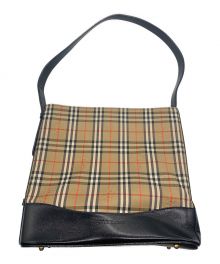 BURBERRY（バーバリー）の古着「ワンショルダーバッグ」｜ブラック×ベージュ