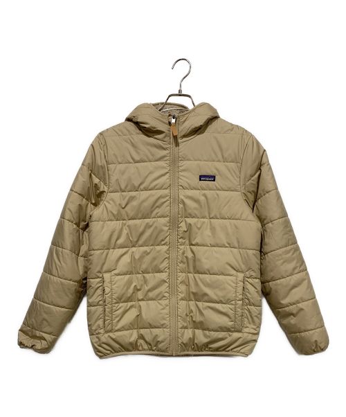 Patagonia（パタゴニア）Patagonia (パタゴニア) リバーシブル・レディ・フレディ・フーディ ベージュ サイズ:XXLサイズ(キッズ規格)の古着・服飾アイテム