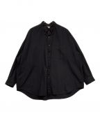 Graphpaperグラフペーパー）の古着「Oxford Oversized B.D Shirt」｜ブラック