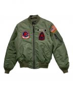 AVIREXアヴィレックス）の古着「MA-1ジャケット　TOP GUN MAVERICK」｜グリーン