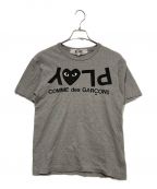 PLAY COMME des GARCONSプレイ コムデギャルソン）の古着「Tシャツ」｜グレー