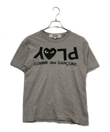 PLAY COMME des GARCONS（プレイ コムデギャルソン）の古着「Tシャツ」｜グレー