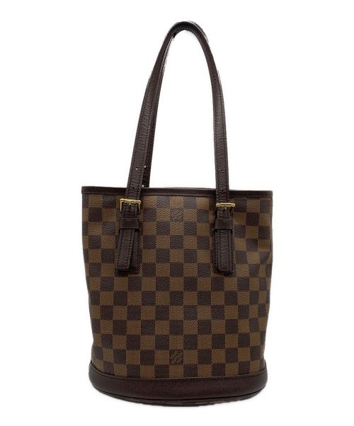 LOUIS VUITTON（ルイ ヴィトン）LOUIS VUITTON (ルイ ヴィトン)  ダミエ マレ（バケット） ブラウンの古着・服飾アイテム