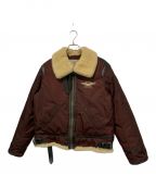 AVIREXアヴィレックス）の古着「U.S.A.F. 70TH ANNIVERSARY TYPE B-3 DOWN JACKET」｜ブラウン