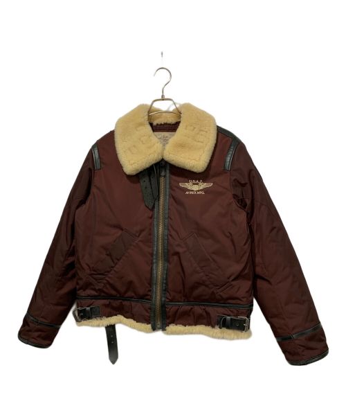 AVIREX（アヴィレックス）AVIREX (アヴィレックス) U.S.A.F. 70TH ANNIVERSARY TYPE B-3 DOWN JACKET ブラウン サイズ:Mサイズの古着・服飾アイテム