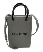 BALENCIAGAバレンシアガ）の古着「SHOPPING PHONE HOLDER」｜グレー