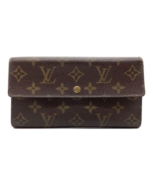 LOUIS VUITTON（ルイ ヴィトン）LOUIS VUITTON (ルイ ヴィトン) ポルトフォイユ・サラ ブラウン サイズ:-の古着・服飾アイテム