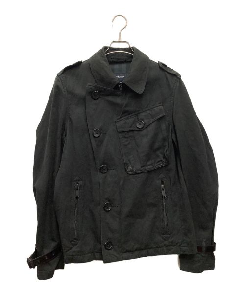 BURBERRY LONDON（バーバリーロンドン）BURBERRY LONDON (バーバリー ロンドン) ショートトレンチコート ブラック サイズ:SIZE L (42)の古着・服飾アイテム