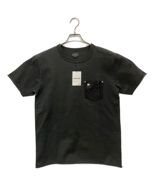 SCHOTT BROS.（ショットブロス）SCHOTT BROS. (ショットブロス) レザーポケットTシャツ グレー サイズ:SIZE M 未使用品の古着・服飾アイテム